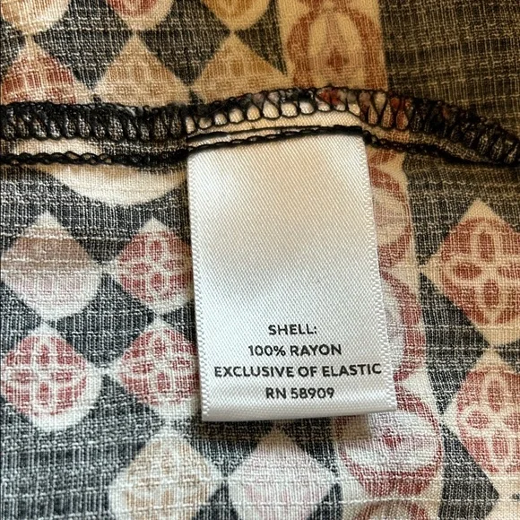 Westbound Black, Pink & Brown Geometric Midi Dress - Picture 9 of 10